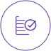 file with a right tick icon